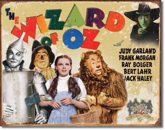 Tin Sign, Wizard of OZ - 70th Anniv.