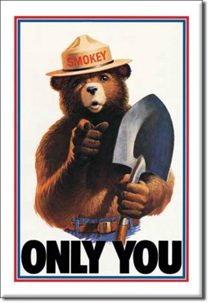 Magnet, Smokey Bear-Only You