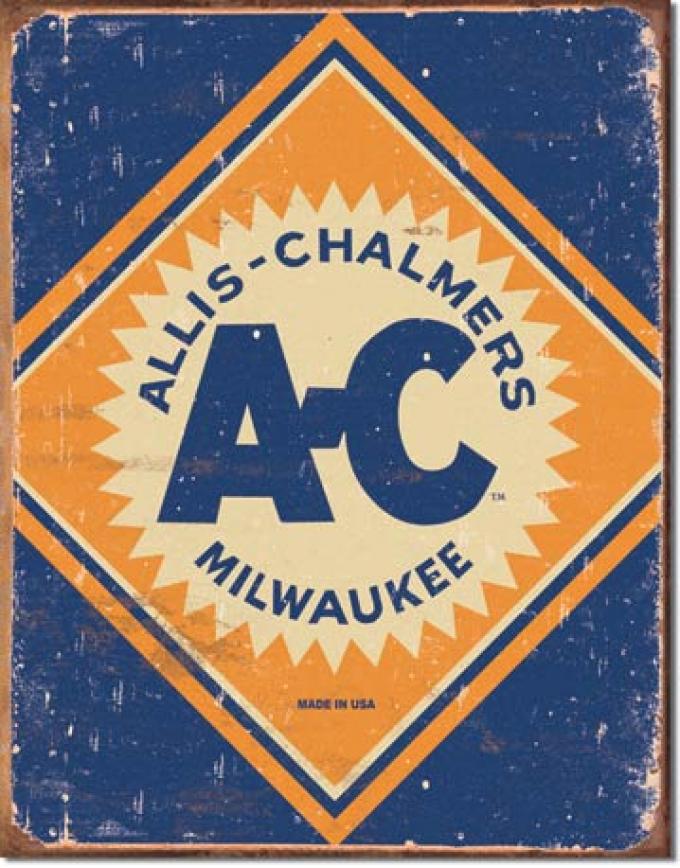 Tin Sign, Allis Chalmers Logo