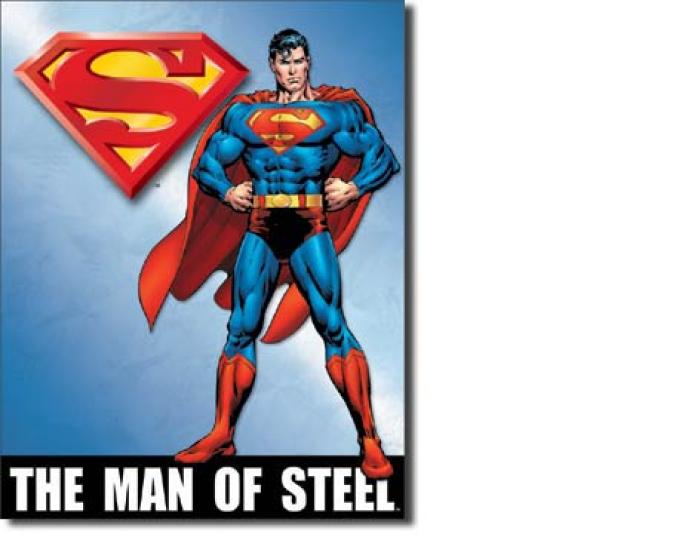 Tin Sign, Superman - Man of Steel