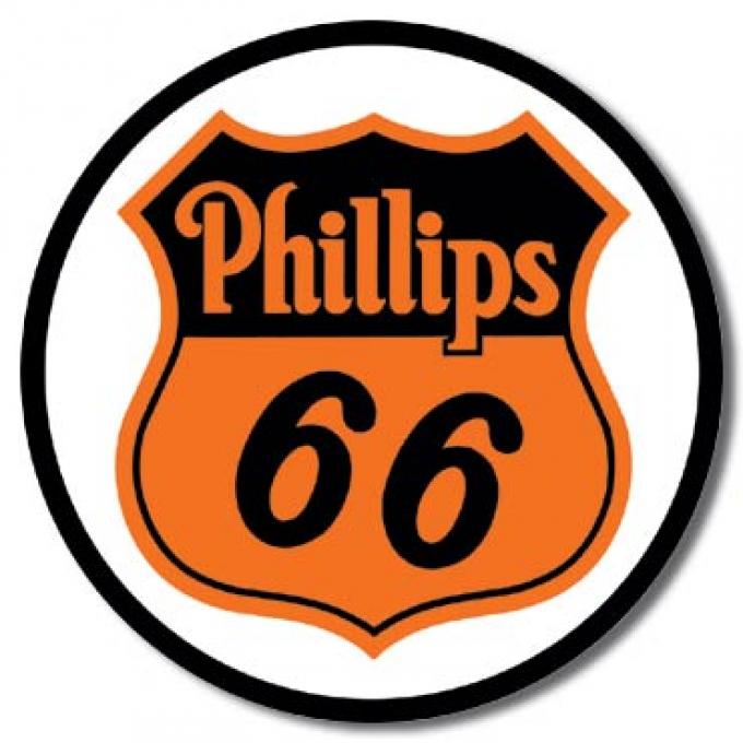 Tin Sign, Phillips 66 Shield