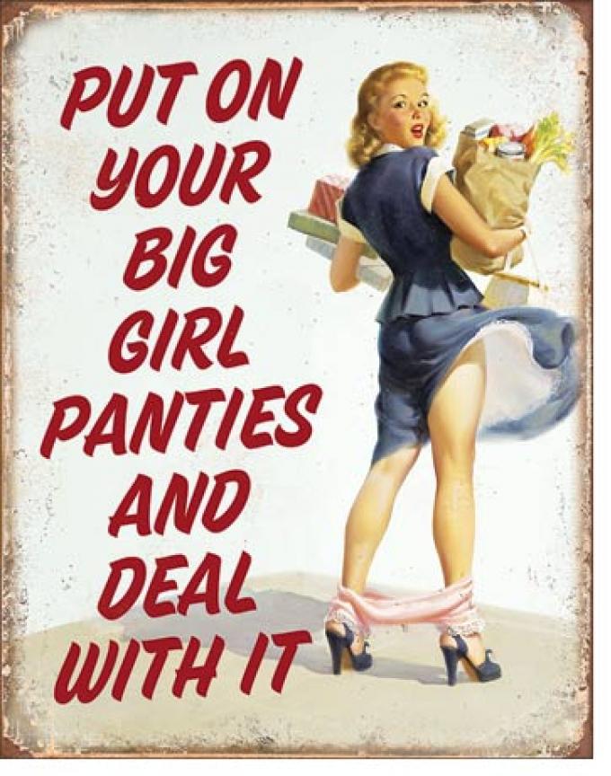 Tin Sign, Big Girl Panties