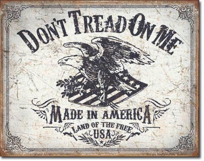 Tin Sign, DTOM - Land of the Free