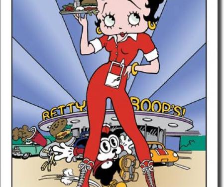 Tin Sign, Betty Boop Diner