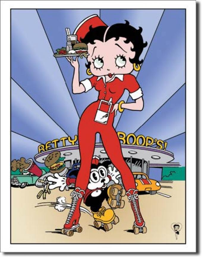 Tin Sign, Betty Boop Diner