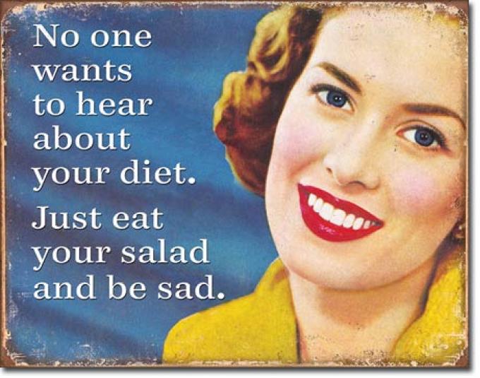 Tin Sign, Your Diet