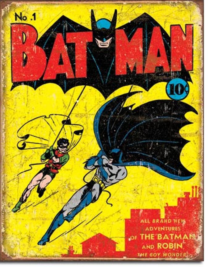Tin Sign, Batman No1 Cover