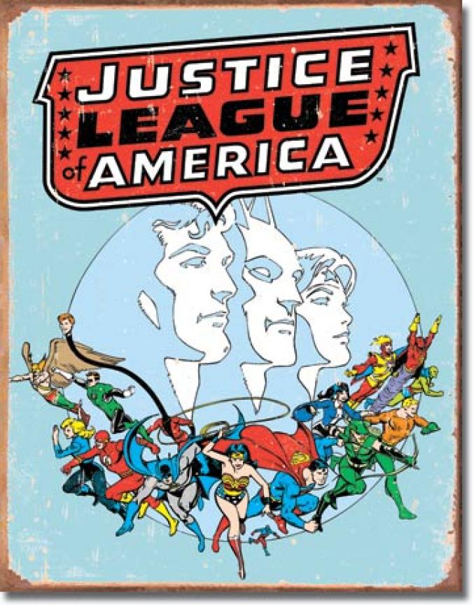 Tin Sign, Justice League Retro