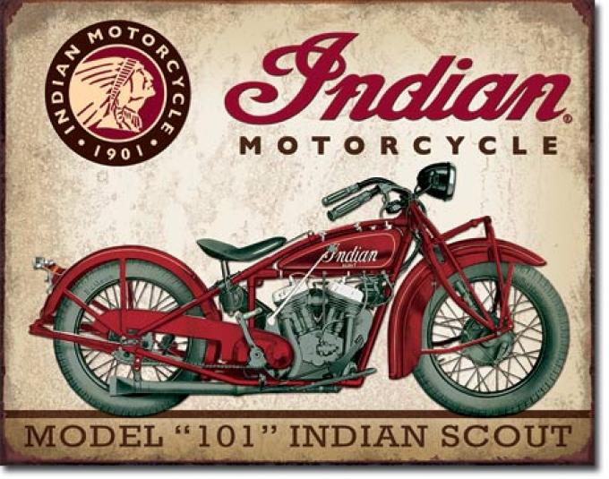 Tin Sign, Indian Scout