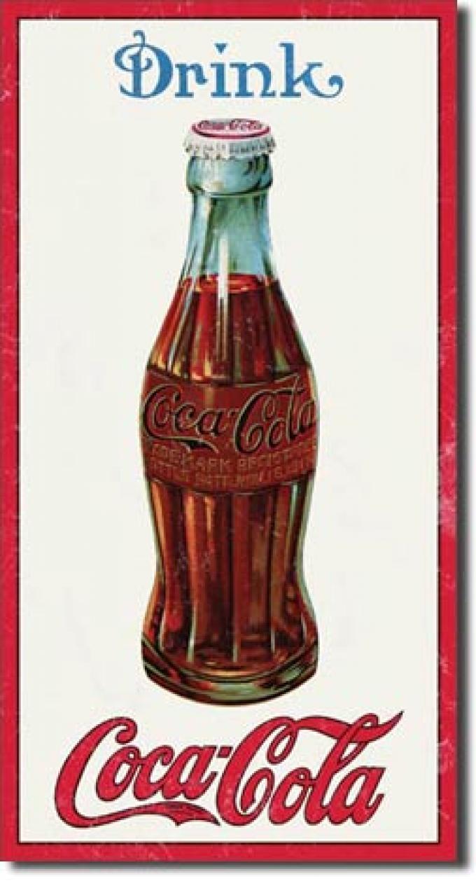 Tin Sign, COKE - 1915 Bottle