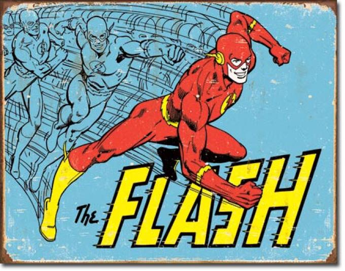 Tin Sign, The Flash - Retro