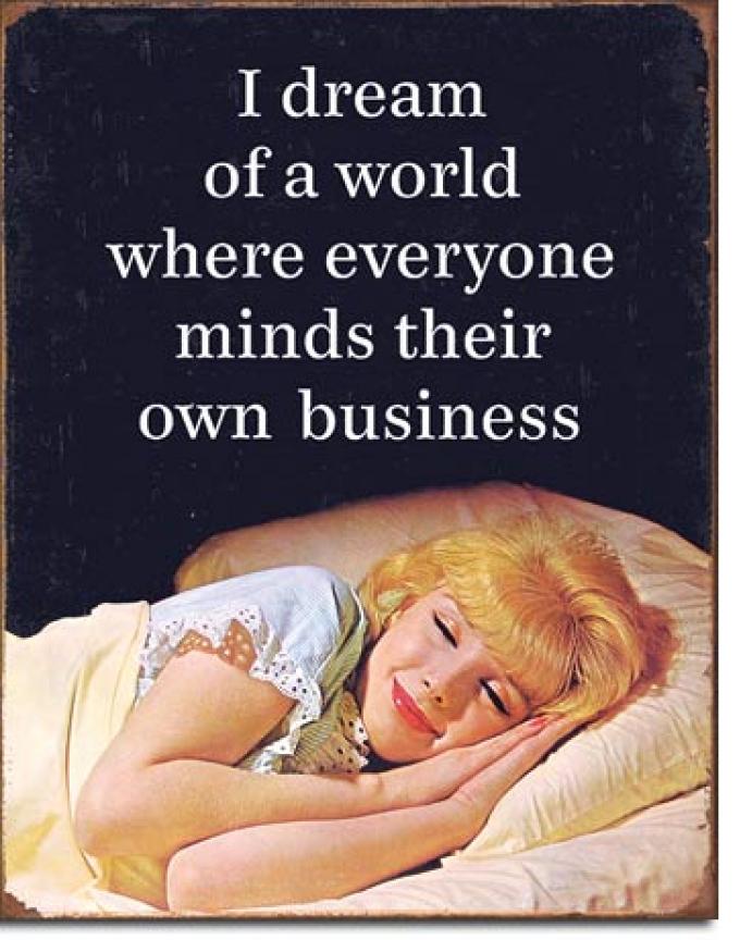 Tin Sign, Mind Their Business