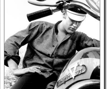 Tin Sign, Wertheimer - Elvis on Bike