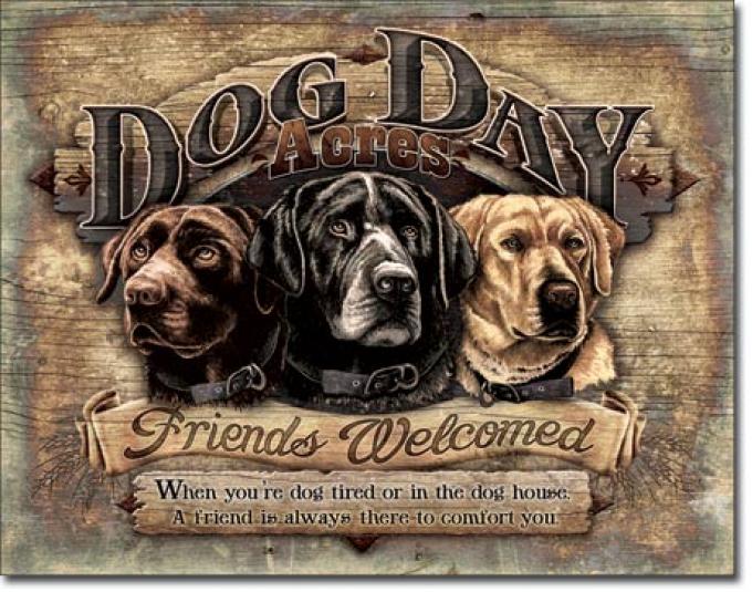 Tin Sign, Dog Day Acres