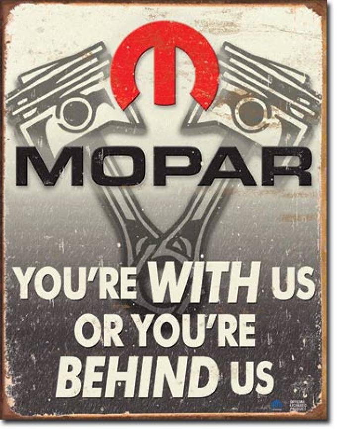 Tin Sign, Mopar - Behind Us