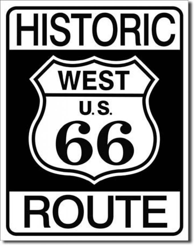 Tin Sign, HISTORIC ROUTE 66