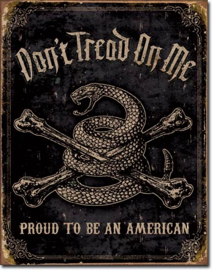 Tin Sign, DTOM - Proud American