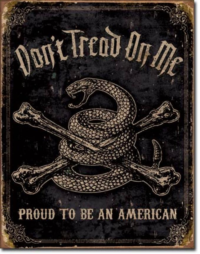 Tin Sign, DTOM - Proud American