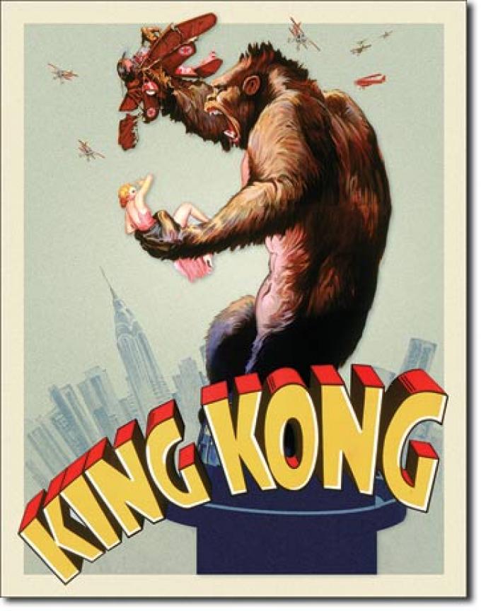 Tin Sign, King Kong - Original Poster