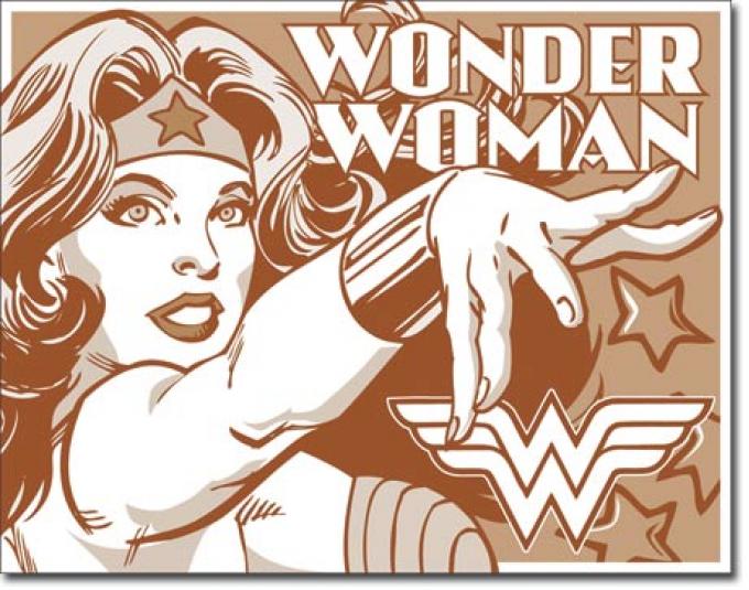 Tin Sign, Wonder Women - Duotone