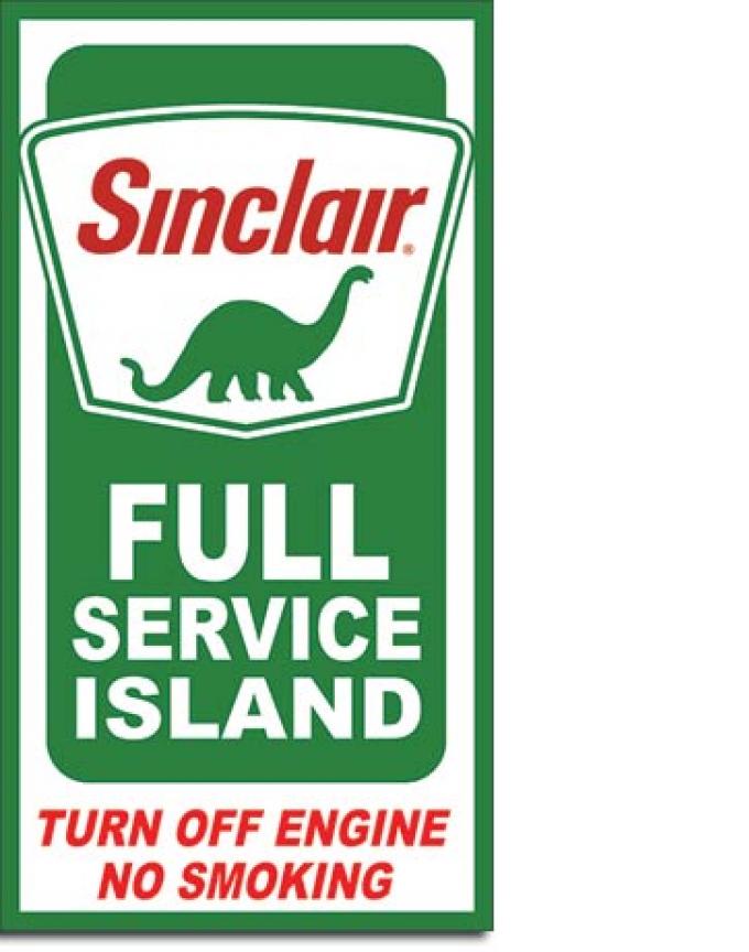 Tin Sign, Sinclair Service Island
