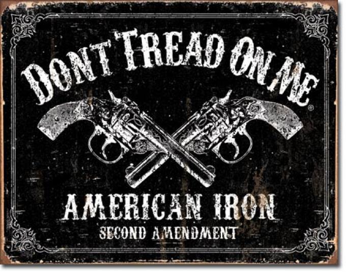 Tin Sign, DTOM - American Iron