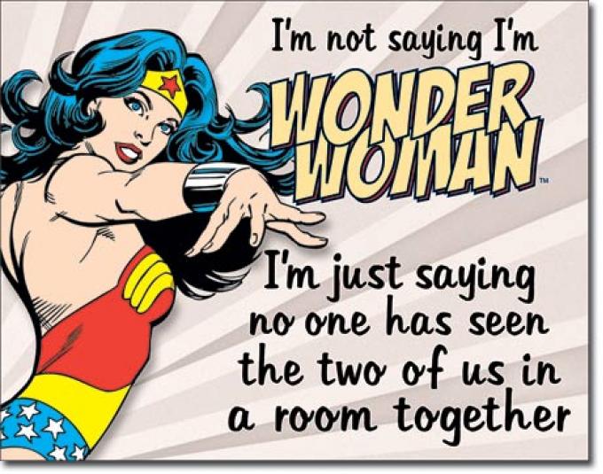 Tin Sign, Wonder Woman - Same Room
