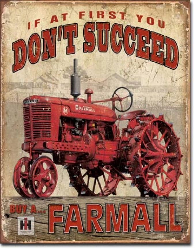 Tin Sign, Farmall - Succeed