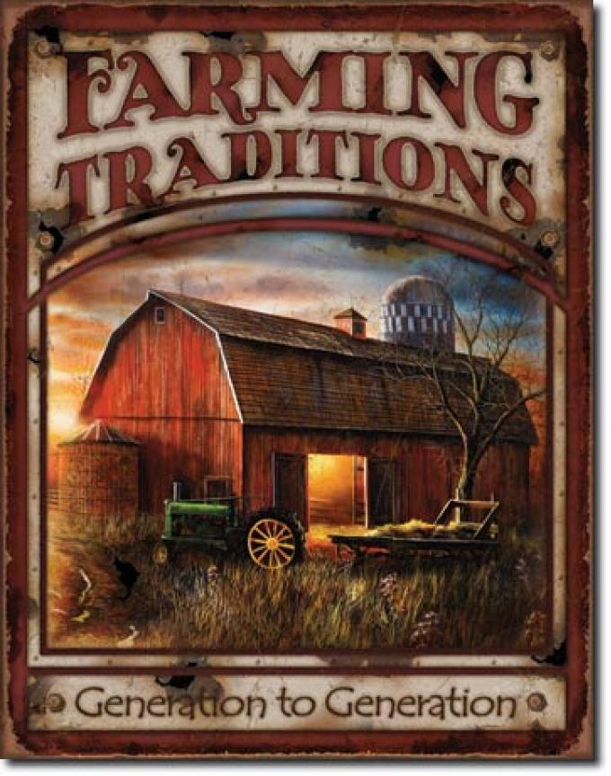 Tin Sign, Farming Traditions