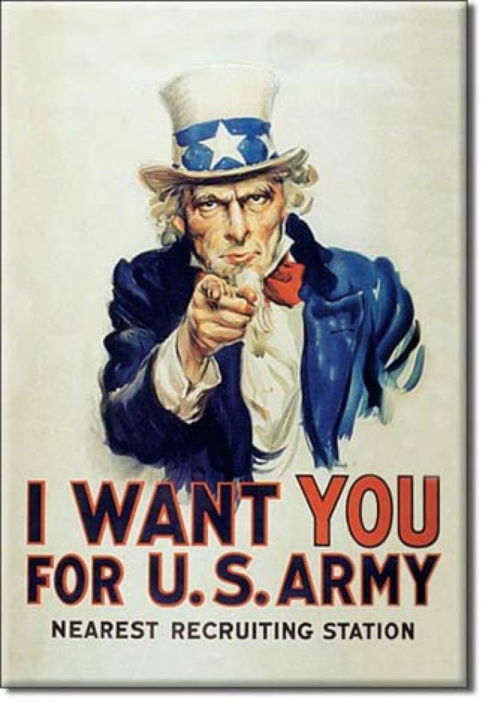 Magnet, Uncle Sam I Want You