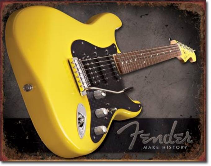 Tin Sign, Fender - Make History
