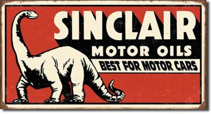 Tin Sign, Sinclair Dinosaur
