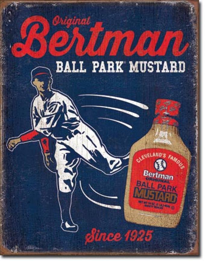 Tin Sign, Bertman Ball Park Mustard