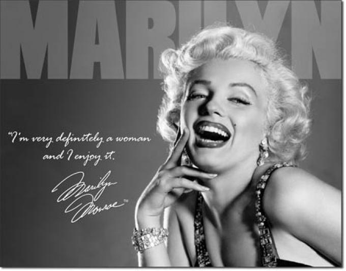 Tin Sign, Marilyn - Definately