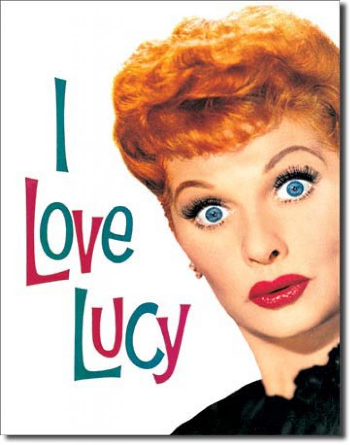 Tin Sign, LUCY - I LOVE LUCY