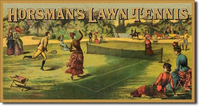 Tin Sign, Horsman's Lawn Tennis