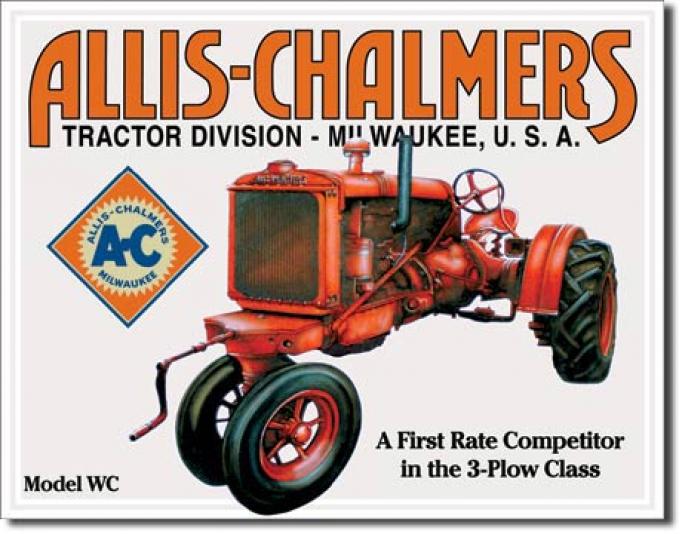 Tin Sign, Allis Chalmers - Model U