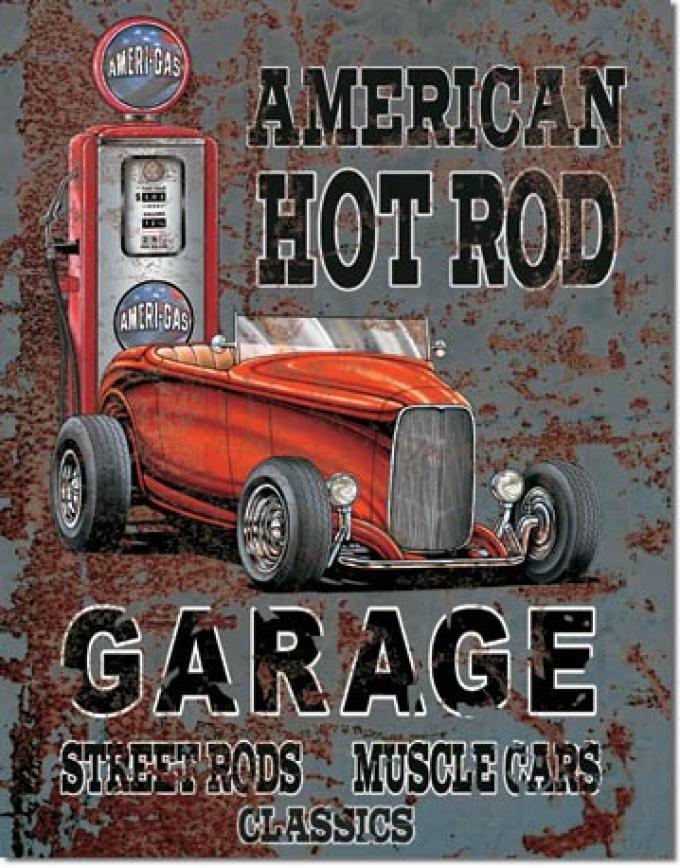 Tin Sign, Legends - American Hot Rod