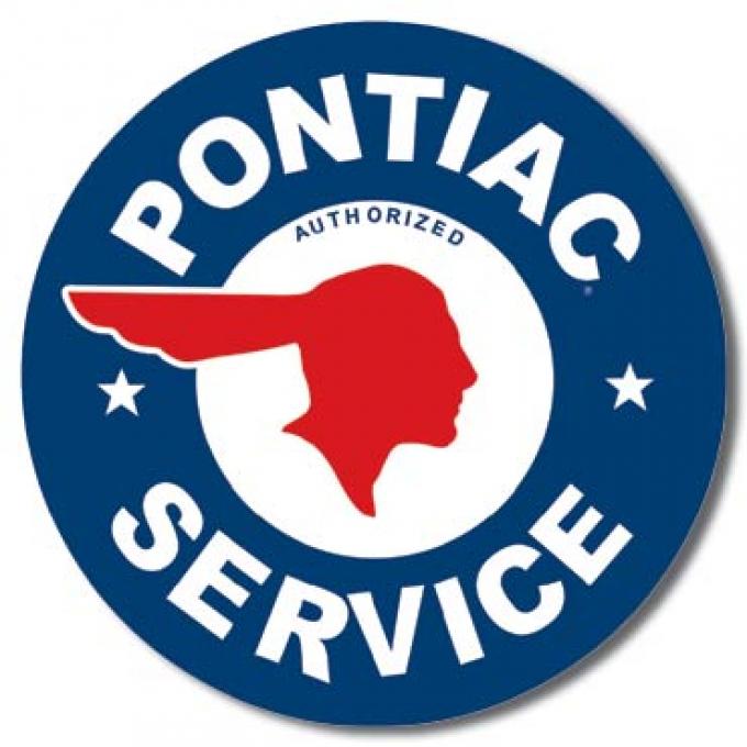 Tin Sign, Pontiac Service
