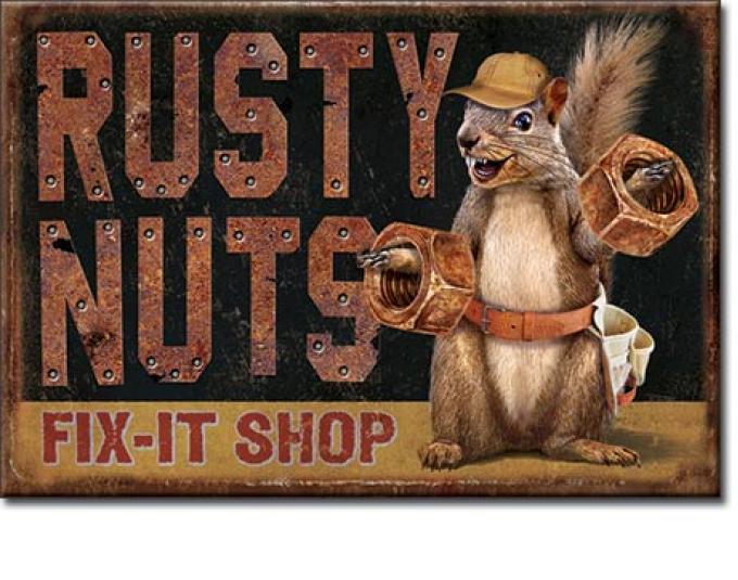 Magnet, Rusty Nuts Garage