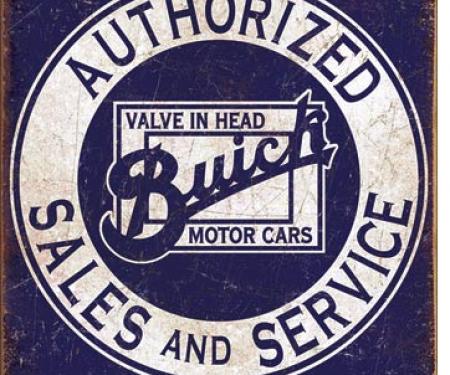 Tin Sign, Buick - Valve in Head