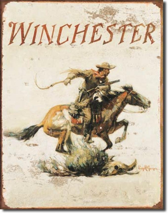 Tin Sign, Winchester Logo