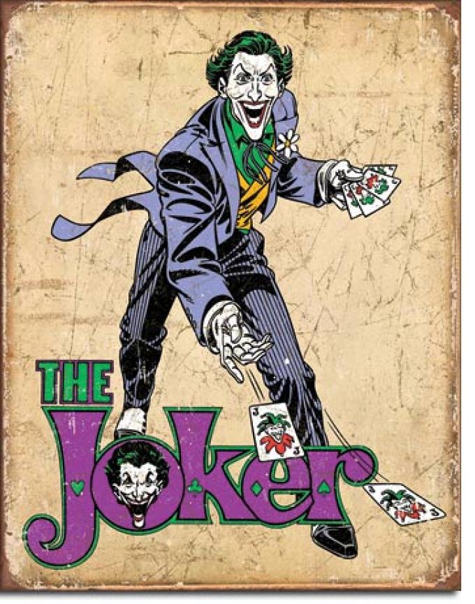 Tin Sign, DC Comics - The Joker