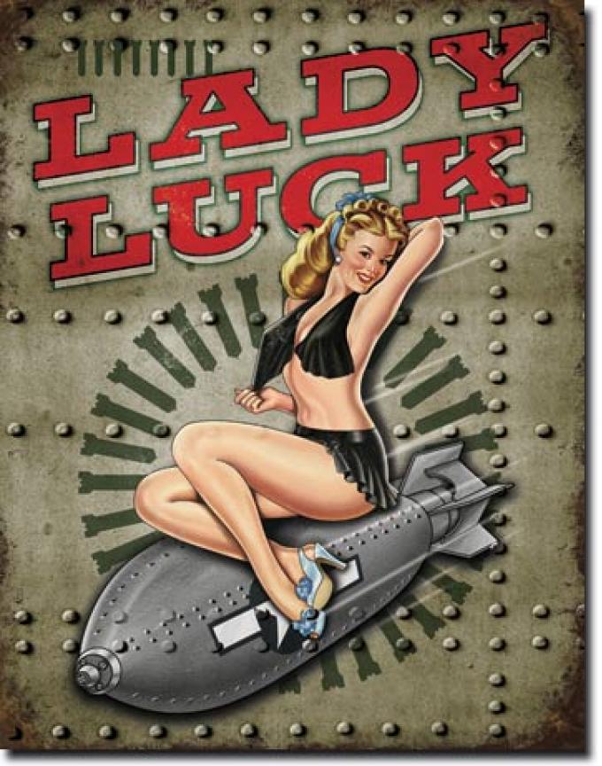Tin Sign, Legends - Lady Luck