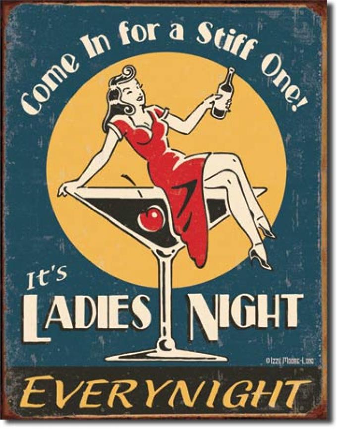 Tin Sign, Moore - Ladies Night