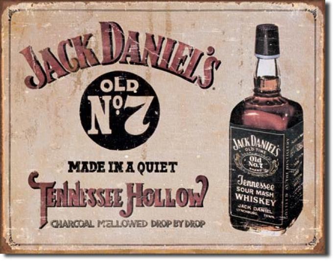Tin Sign, Jack Daniel's - Tennessee Hollow