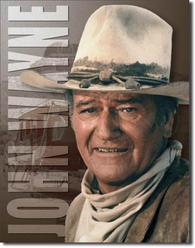 Tin Sign, John Wayne - Stagecoach