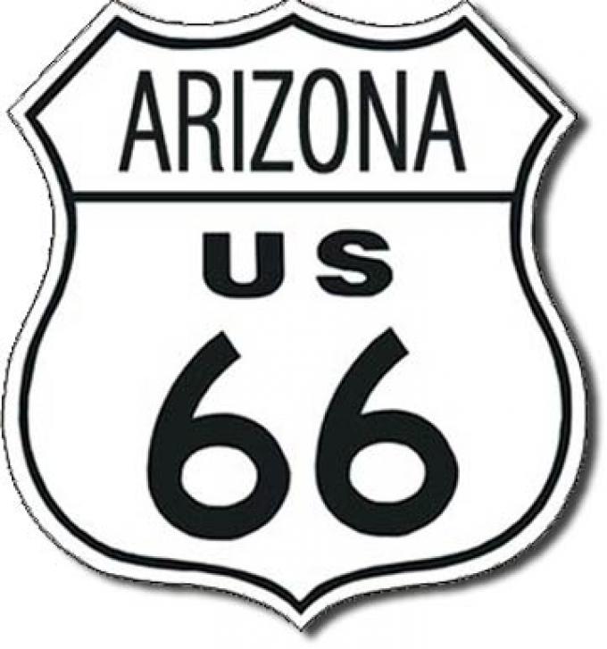 Tin Sign, Route 66 Arizona