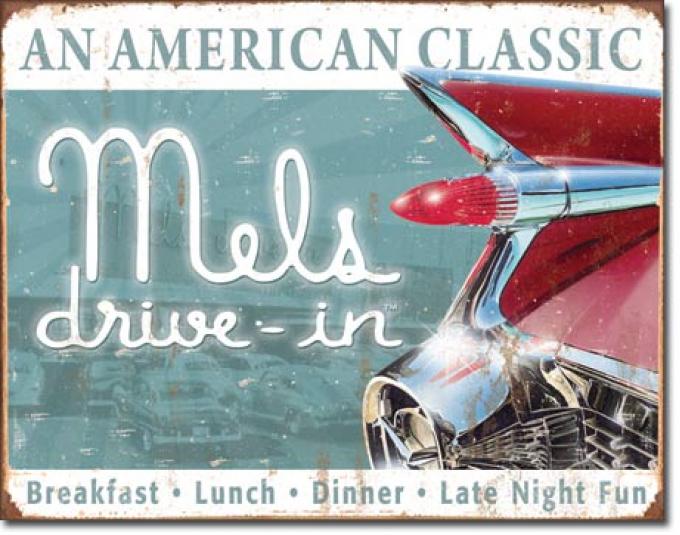 Tin Sign, Mels Diner Classic