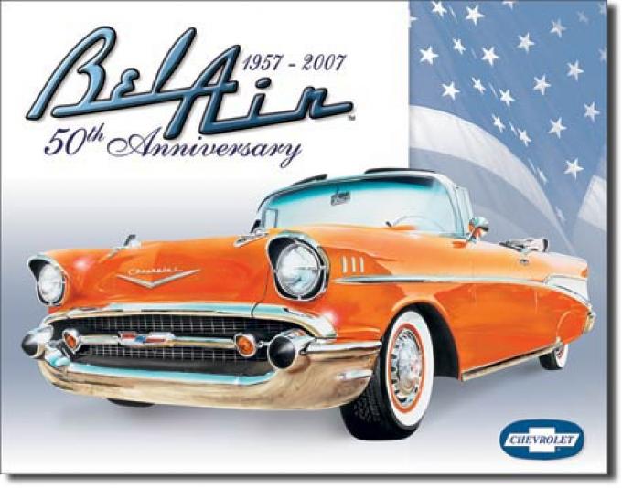 Tin Sign, Bel Air - 50th Anniversary